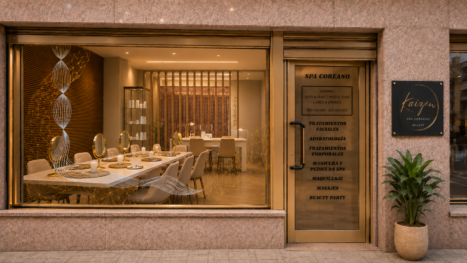 Fachada de Kaizen Spa Coreano en Toledo