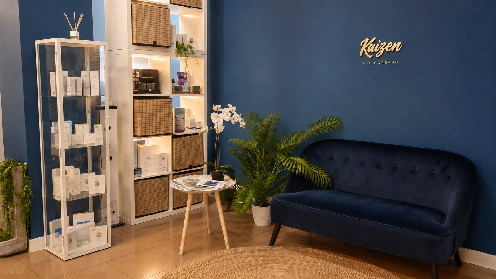 Zona de espera de Kaizen Spa Coreano en Toledo